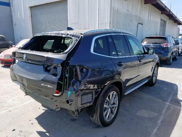 5UXTR7C54KLR48288 - 2019 BMW X3 SDRIVE3 Қара фото 4