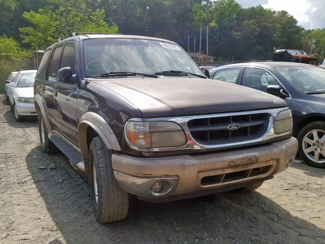 1FMDU74E0YZA10499 - 2000 FORD EXPLORER E MAROON photo 1