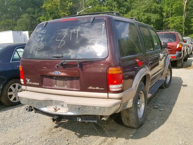 1FMDU74E0YZA10499 - 2000 FORD EXPLORER E MAROON photo 4