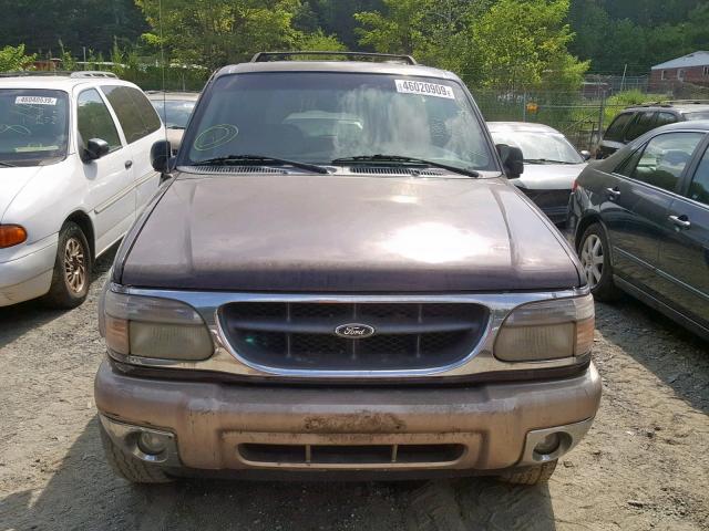 1FMDU74E0YZA10499 - 2000 FORD EXPLORER E MAROON photo 9