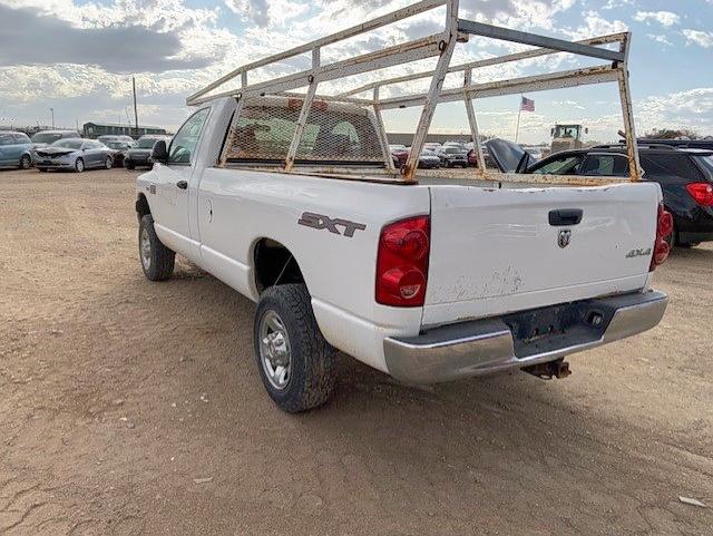 3D7KS26TX9G560879 - 2009 DODGE RAM 2500 WHITE photo 3