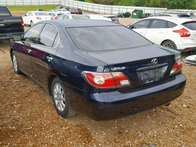 JTHBF30G725012074 - 2002 LEXUS ES 300 BLUE photo 3