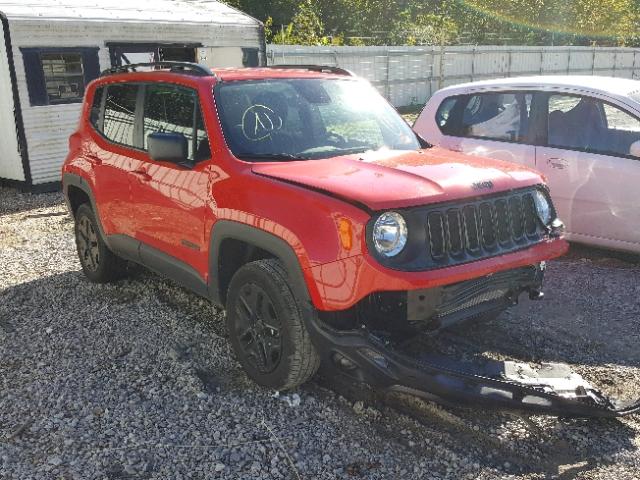ZACCJBAB8JPH44169 - 2018 JEEP RENEGADE S RED photo 1
