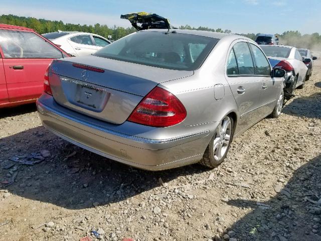 WDBUF70J34A585351 - 2004 MERCEDES-BENZ E 500 TAN photo 4