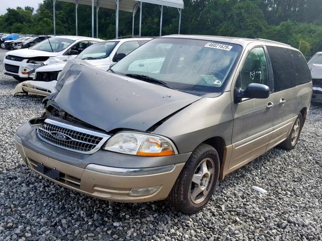 2FMZA5340XBC15642 - 1999 FORD WINDSTAR S BROWN photo 2