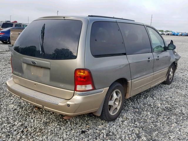 2FMZA5340XBC15642 - 1999 FORD WINDSTAR S BROWN photo 4