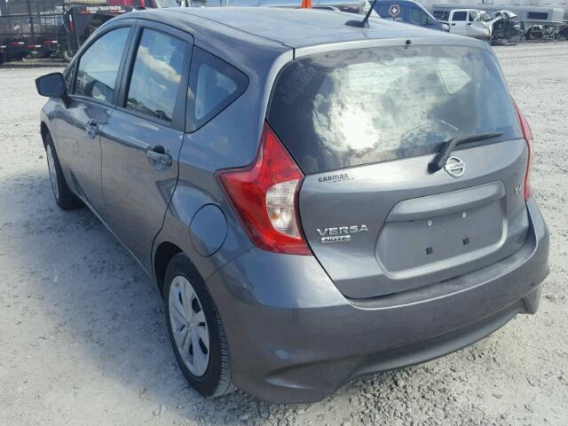 3N1CE2CP2HL371245 - 2017 NISSAN VERSA NOTE GRAY photo 3