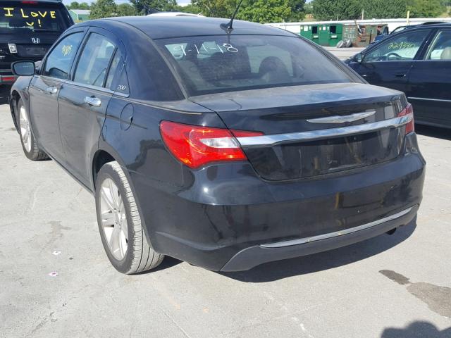 1C3CCBBB8DN553040 - 2013 CHRYSLER 200 TOURIN BLACK photo 3