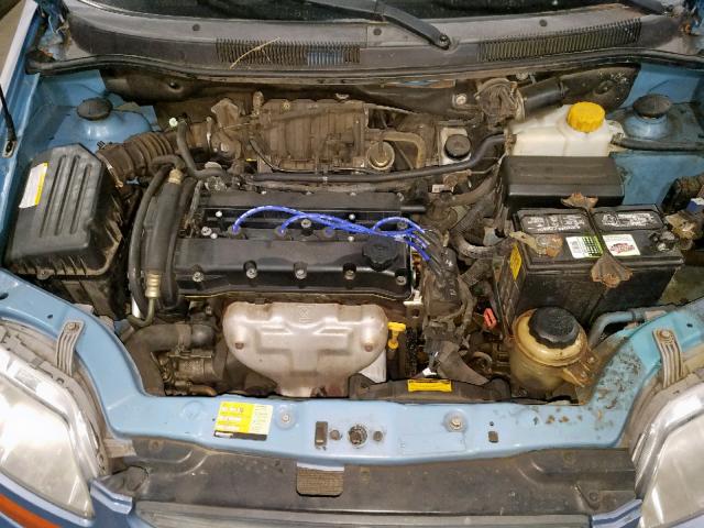 KL1TD52645B363274 - 2005 CHEVROLET AVEO BASE ლურჯი ფოტო 7