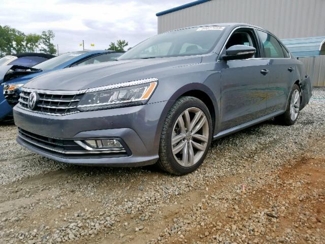 1VWBA7A39JC001104 - 2018 VOLKSWAGEN PASSAT SE GRAY photo 2