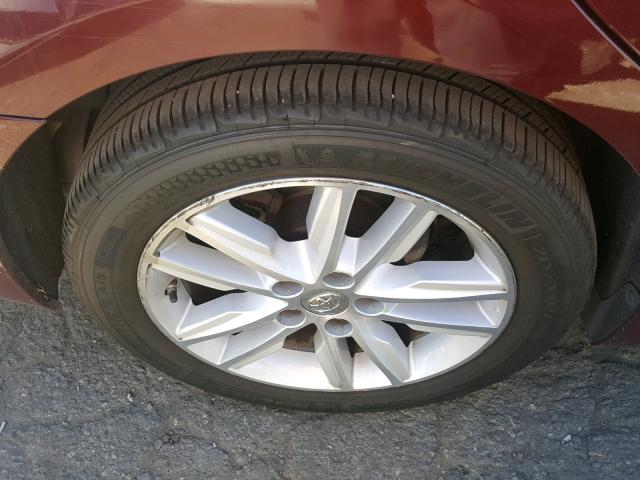 4T1BK1EBXEU107488 - 2014 TOYOTA AVALON BAS BURGUNDY photo 9