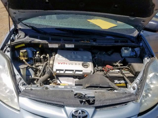 5TDZA23C46S564567 - 2006 TOYOTA SIENNA LE BLUE photo 7