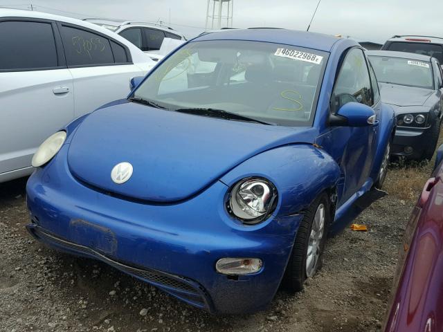 3VWBK31C74M406337 - 2004 VOLKSWAGEN NEW BEETLE Blau Foto 2