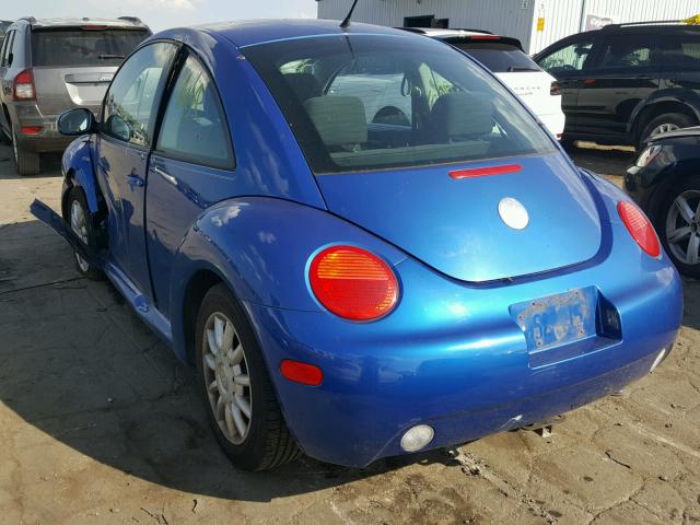 3VWBK31C74M406337 - 2004 VOLKSWAGEN NEW BEETLE Blau Foto 3