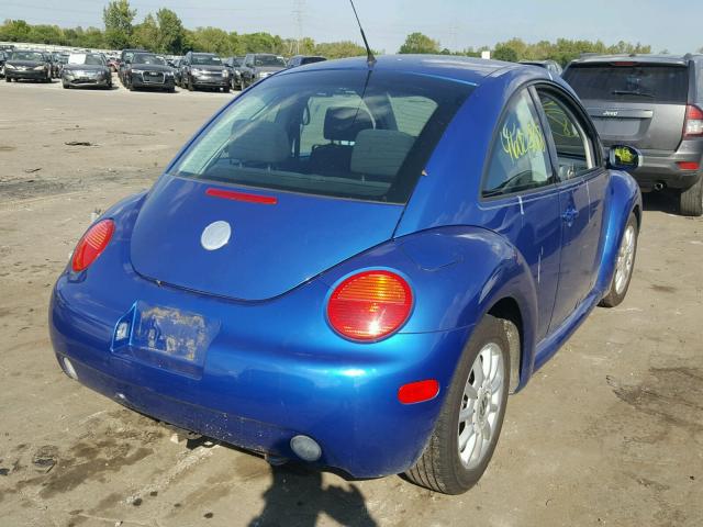 3VWBK31C74M406337 - 2004 VOLKSWAGEN NEW BEETLE Blau Foto 4