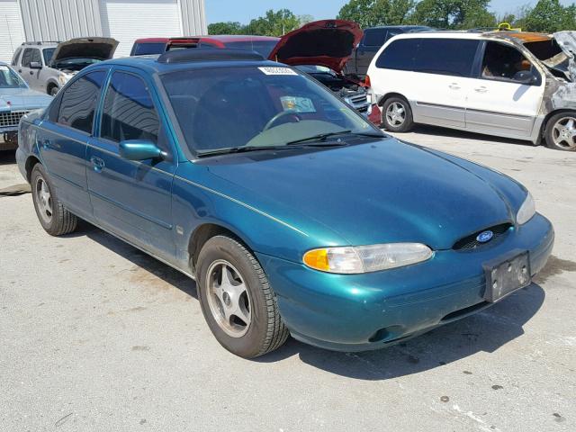 1FALP66L3VK141496 - 1997 FORD CONTOUR LX GREEN photo 1