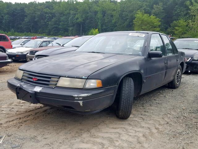 2G1WL54T5N9156172 - 1992 CHEVROLET LUMINA BLACK photo 2