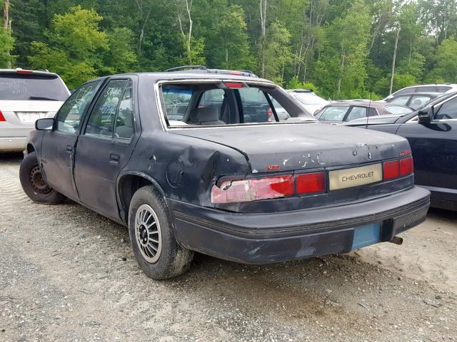 2G1WL54T5N9156172 - 1992 CHEVROLET LUMINA BLACK photo 3