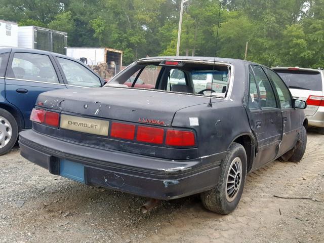 2G1WL54T5N9156172 - 1992 CHEVROLET LUMINA BLACK photo 4