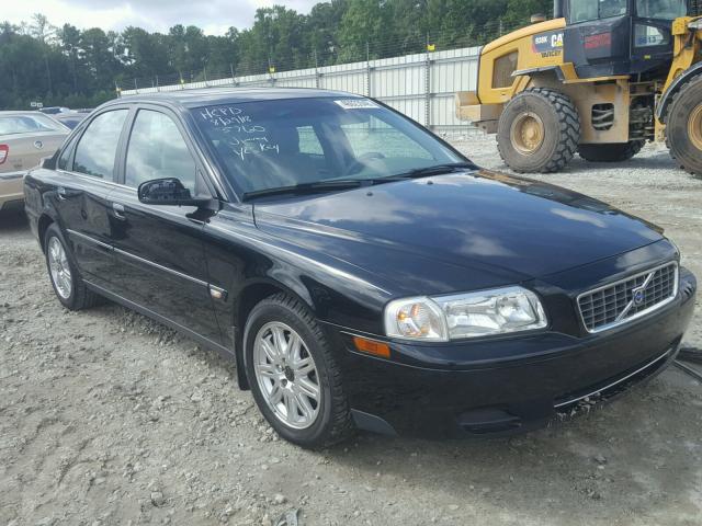 YV1TS59H141375760 - 2004 VOLVO S80 2.5T BLACK photo 1