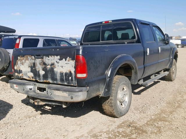 1FTWW31P15EC95500 - 2005 FORD F350 SRW S BLACK photo 4