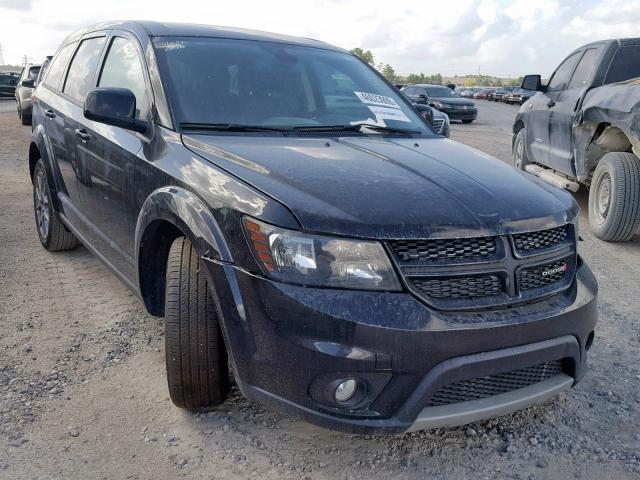 3C4PDCEG1KT680961 - 2019 DODGE JOURNEY GT BLACK photo 1