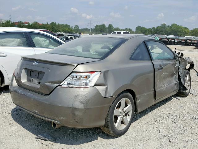 2HGFG12826H509317 - 2006 HONDA CIVIC EX GRAY photo 4