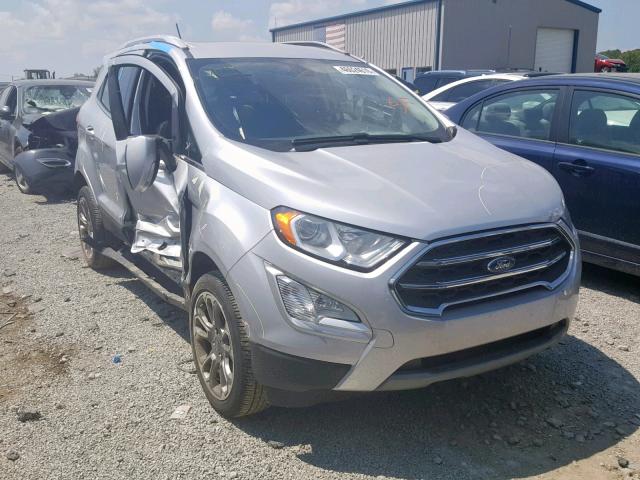 MAJ6P1WL9JC179545 - 2018 FORD ECOSPORT T SILVER photo 1