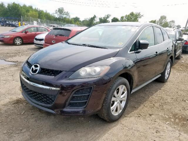 JM3ER4CL4B0371150 - 2011 MAZDA CX-7 PURPLE photo 2