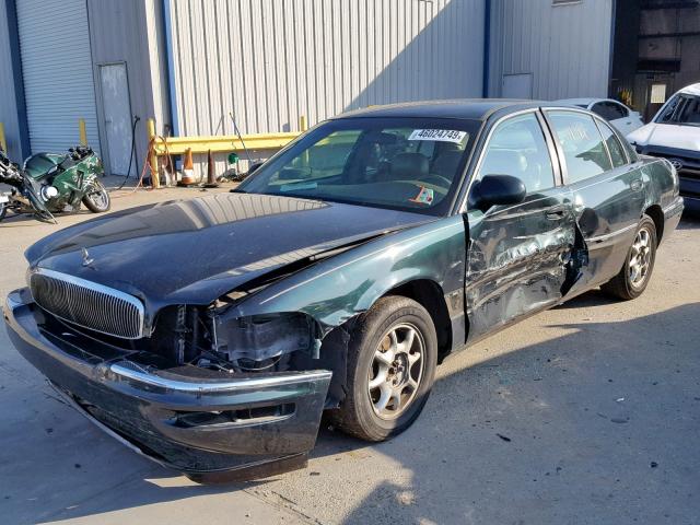 1G4CW54K714175016 - 2001 BUICK PARK AVENU GREEN photo 2