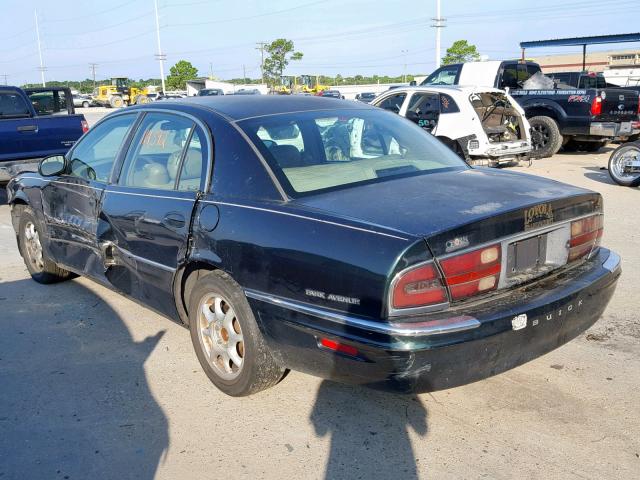 1G4CW54K714175016 - 2001 BUICK PARK AVENU GREEN photo 3