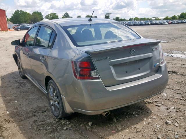 3N1BB6AP3BL681071 - 2011 NISSAN SENTRA SE- GRAY photo 3