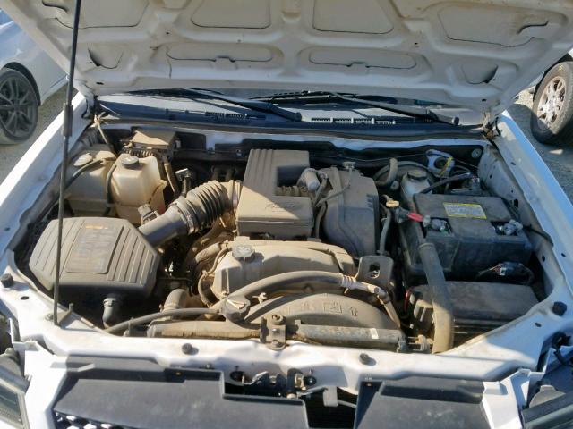 1GCHTCFEXC8131568 - 2012 CHEVROLET COLORADO L WHITE photo 7