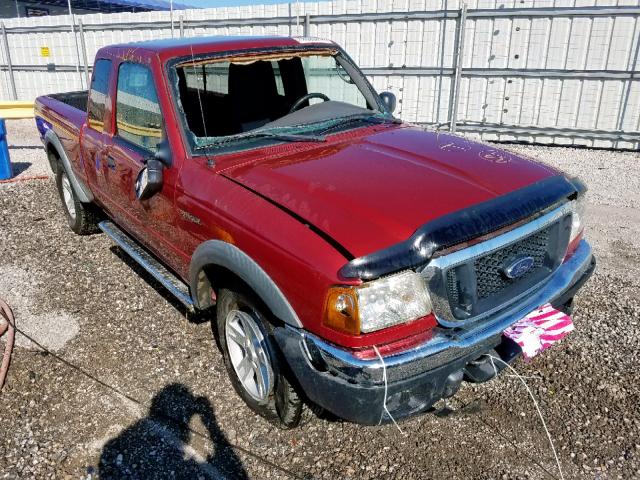 1FTZR45E35PA59437 - 2005 FORD RANGER SUP BURGUNDY photo 1