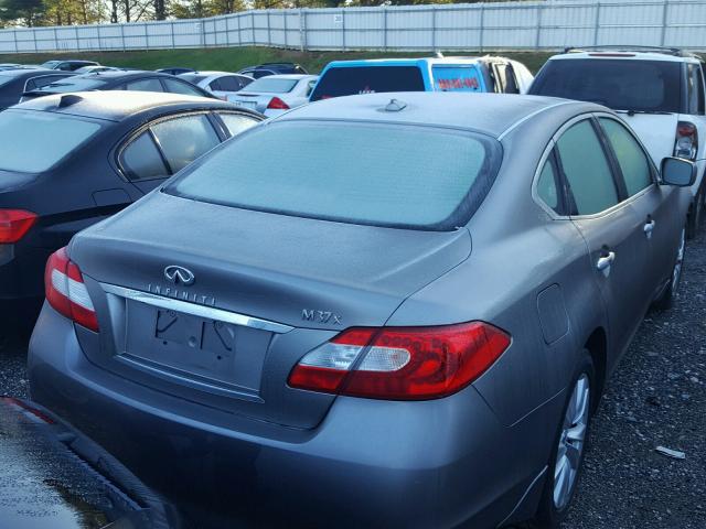 JN1BY1AR7BM373605 - 2011 INFINITI M37 X GRAY photo 10