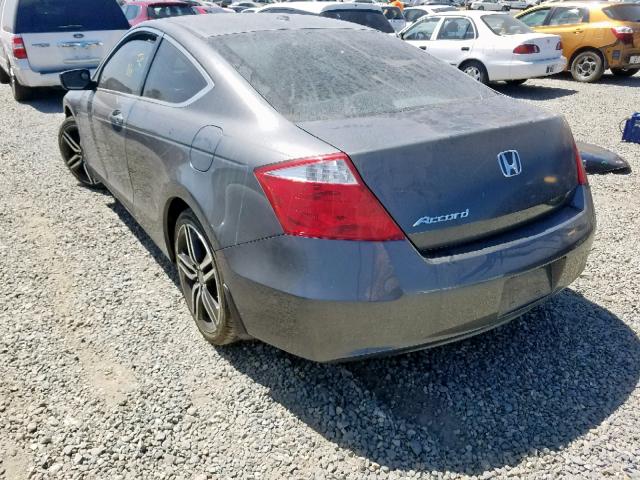 1HGCS11889A016943 - 2009 HONDA ACCORD EXL GRAY photo 3