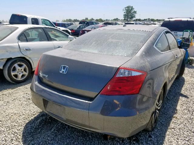 1HGCS11889A016943 - 2009 HONDA ACCORD EXL GRAY photo 4