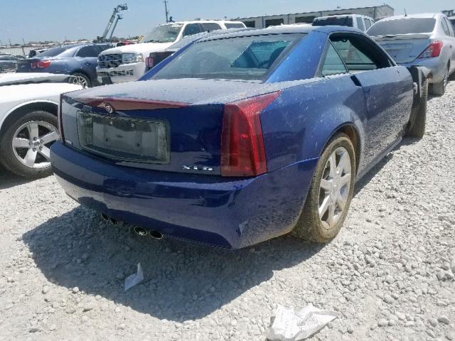 1G6YV36A065603549 - 2006 CADILLAC XLR BLUE photo 4