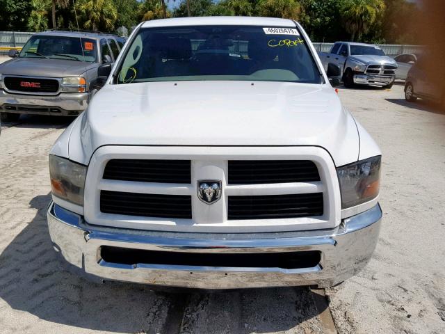 3C6TD4HT1CG280803 - 2012 DODGE RAM 2500 S თეთრი ფოტო 9