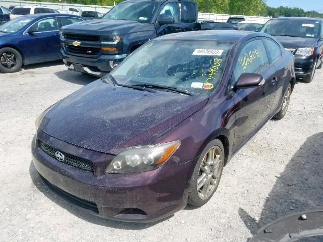 JTKDE167X90293795 - 2009 TOYOTA SCION TC იასამნისფერი ფოტო 2