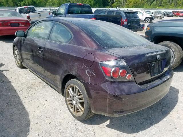 JTKDE167X90293795 - 2009 TOYOTA SCION TC იასამნისფერი ფოტო 3