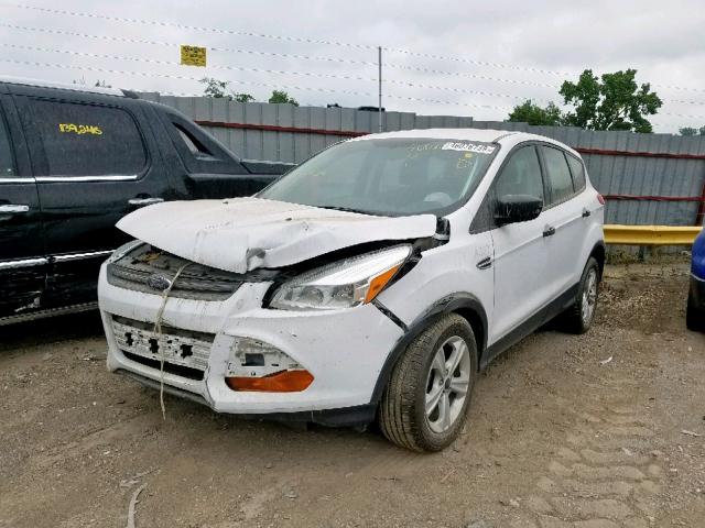 1FMCU0F71EUC21625 - 2014 FORD ESCAPE S WHITE photo 2