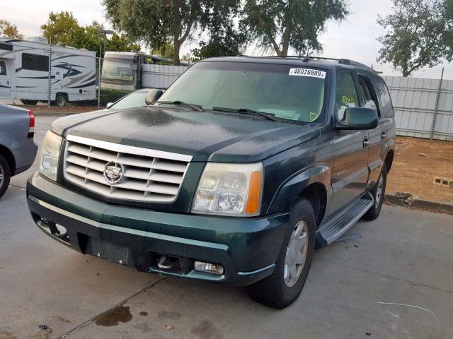 1GYEK63N33R304685 - 2003 CADILLAC ESCALADE L GREEN photo 2