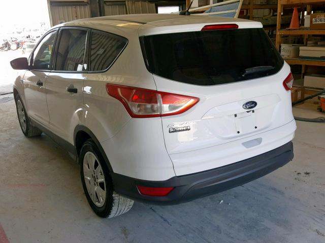 1FMCU0F79EUD79999 - 2014 FORD ESCAPE S WHITE photo 3