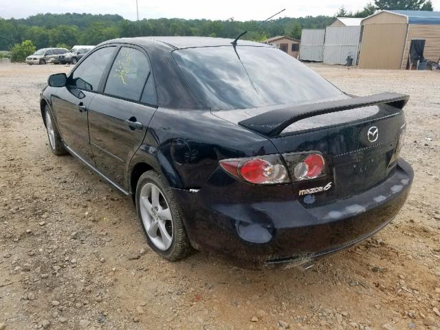 1YVHP80C085M00401 - 2008 MAZDA 6 I BLACK photo 3