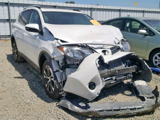 2T3DFREV1FW343882 - 2015 TOYOTA RAV4 LIMIT WHITE photo 1