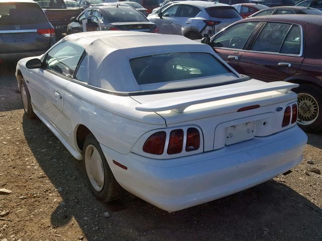 1FALP45X1VF180511 - 1997 FORD MUSTANG GT WHITE photo 3