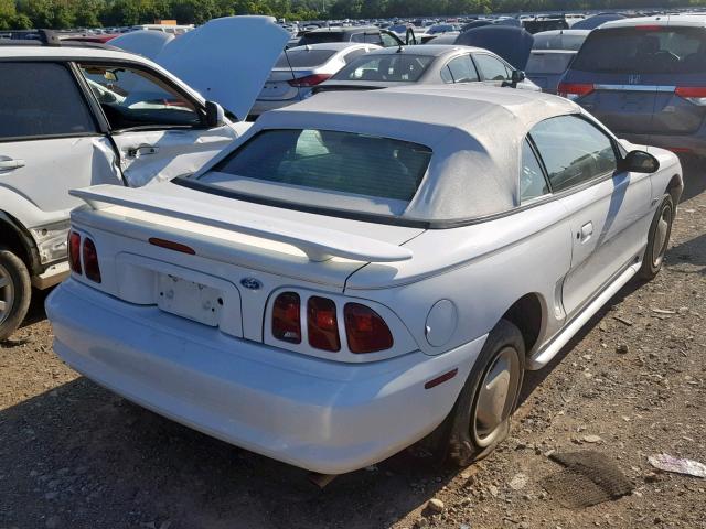 1FALP45X1VF180511 - 1997 FORD MUSTANG GT WHITE photo 4