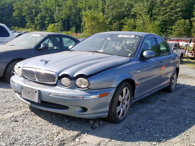 SAJEA51C44WE06637 - 2004 JAGUAR X-TYPE 3.0 BLUE photo 2