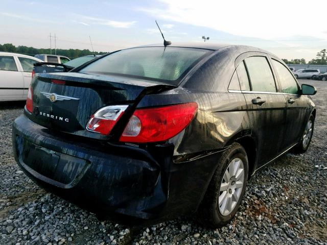 1C3LC56K08N148646 - 2008 CHRYSLER SEBRING TO BLACK photo 4